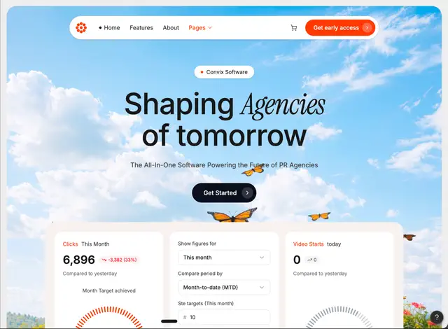 Convix Software — SaaS website design direction