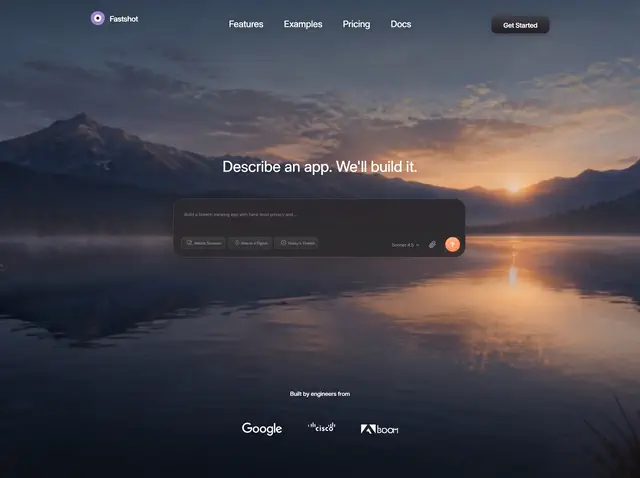 Fastshot — AI website design direction