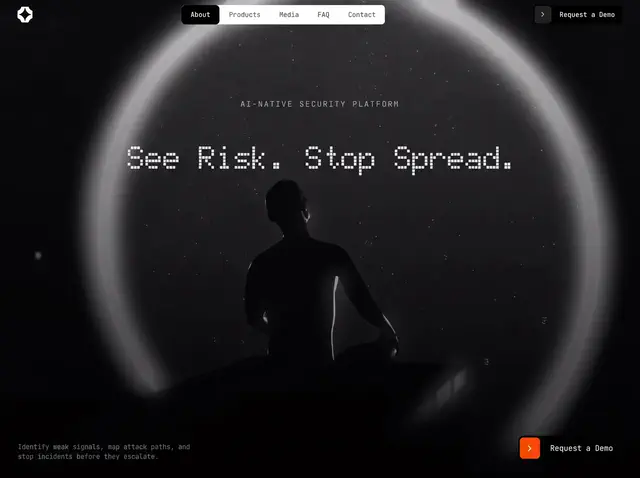 Sentinel — Cybersecurity website design direction
