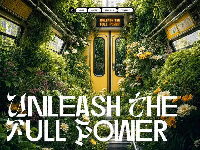 Urban Jungle — Landing Page website design direction